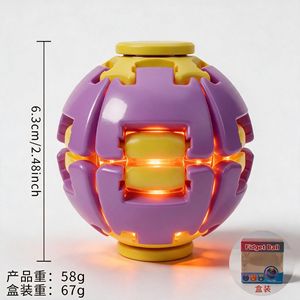Nouvelle balle gyroscopique anti-stress à presser et à tourner, jouet EDC pour les doigts, vente directe d'usine - Product Image 6