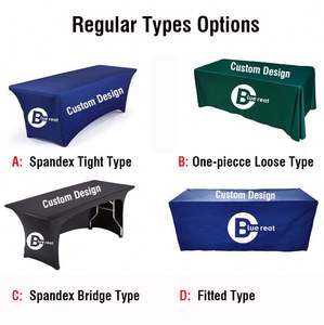 Tovaglia di cotone personalizzata stampata digitale personalizzata per matrimonio o festa <span class=keywords><strong>a</strong></span> <span class=keywords><strong>casa</strong></span> - Product Image 2