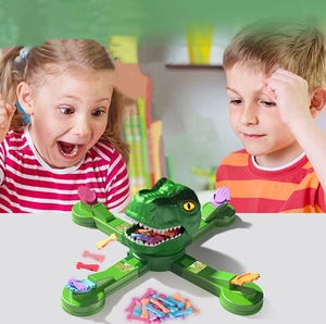 4 người chơi cha-con tương tác khủng long đầu đói Khủng long ăn xương phóng trò chơi đồ chơi - Product Image 3