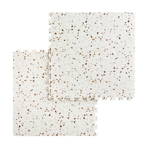Alfombra de juego de rompecabezas de espuma ABST, alfombrilla de juego de espuma suave EVA entrelazada con bordes, alfombrilla de juego de espuma de 6 azulejos para niños pequeños y niños - Product Image 2