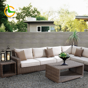 Hiện đại hiện đại Modular mây <span class=keywords><strong>sofa</strong></span> Set bền Patio sang trọng Đồ nội thất cho khách sạn ngoài trời Vườn công viên phòng khách xách tay - Product Image 4
