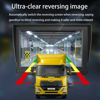 Système de caméra de recul sans fil solaire 1080P HD avec support magnétique, caméra de vision arrière avec moniteur IPS 7 pouces, vision nocturne pour camping-car et camion
