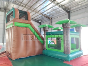 <span class=keywords><strong>Castillo</strong></span> Inflable Comercial con Tobogán de Palmera Tropical, Certificado CE, <span class=keywords><strong>para</strong></span> Niños, Alquiler <span class=keywords><strong>para</strong></span> Eventos al Aire Libre - Product Image 4