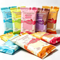 Sachet d'emballage alimentaire flexible personnalisé avec logo pour barres protéinées, barres énergétiques, barres granola, biscuits, chocolats, snacks OEM
