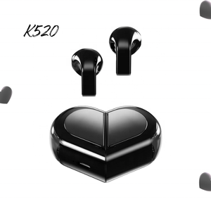 Yaratıcı K520 TWS kulakiçi hızlı teslimat düşük enerji tüketimi gürültü iptal kablosuz kulaklık çiftler kızlar için LED JL - Product Image 1