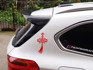 อะไหล่แต่งสปอยเลอร์สำหรับรถ BMW X1 E84 2012 2013 2014 2015ด้านหลังสปอยเลอร์ปีกด้านหลังสีดำเงาด้านหลังรถ E84 BMW - Product Image 4