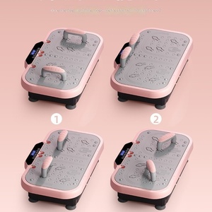 Plateforme <span class=keywords><strong>vibrante</strong></span> Zoomsnail, machine d'exercice, 8000 vibrations/min, plateforme de fitness réglable, capacité de 400 lb, entraînement du corps entier - Product Image 4