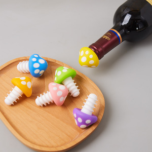Bouchon de bouteille de vin en silicone de qualité alimentaire, bouchon de conservation, bouchon de champagne, bouchon de vin rouge de Noël - Product Image 5