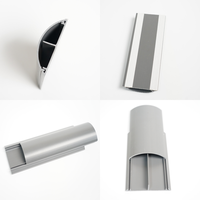 Conduit de goulotte de sol en plastique PVC ignifuge gestion du cordon électrique conduit de goulotte de câble de sol en arc pour la maison et le bureau