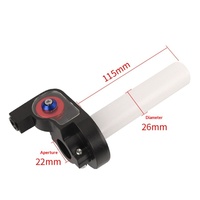 Accessoires universels pour moto, poignée de guidon, poignée de gaz pour moto tout-terrain, motocross, ATV, quad