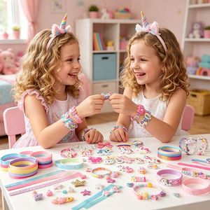 Kit de Diseño de Moda para Niñas, Diademas DIY, Pinzas para el Cabello, Cintas, Accesorios de Mariposas y Flores, Caja de Regalo Lista para Venta al por Menor - Product Image 4