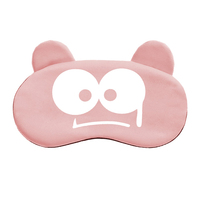 Masque pour les yeux de sommeil de dessin animé d'ombrage de motifs d'expression faciale mignons personnalisés en gros
