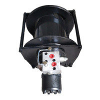 Monte-charge hydraulique, Mini bloc de levage manuel en acier, avec crochets, 1 ou 2 tonnes