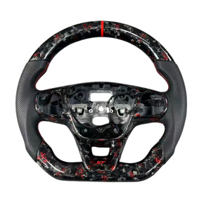 <span class=keywords><strong>Volante</strong></span> Personalizado de Fibra de Carbono Forjado en Rojo para <span class=keywords><strong>Ford</strong></span> <span class=keywords><strong>Focus</strong></span> MK4 MK8 Fiesta ST MK7 MK7.5 2009-2017 - Product Image 2