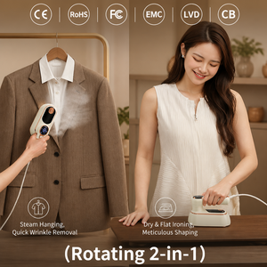 เตารีดไอน้ำแบบพกพา ใช้ได้ทั้งแบบแห้งแ<span class=keywords><strong>ล</strong></span>ะแบบไอน้ำ สำหรับรีดผ้า ใช้งานได้ทั้งที่บ้านและระหว่างเดินทาง - Product Image 3