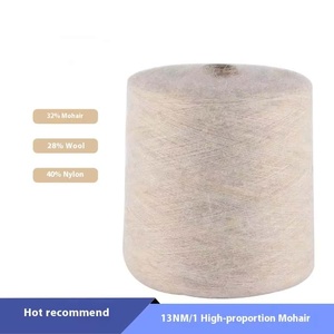 Hilo Producto de fibra de lana Otoño e invierno 13% Hilo de mohair peinado de alta proporción 32% <span class=keywords><strong>Mahai</strong></span> 28% Lana 40% Nylon Mohair - Product Image 5