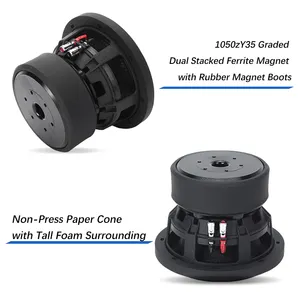 Loa siêu trầm Zeming JZ-802 8 inch, nam châm ba lớp, 500W, cuộn dây kép, loa trầm 8 inch, loa xe hơi - Product Image 2