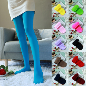 Pantyhose vớ nylon dày mỏng màu trong suốt sexy phụ nữ người đàn ông liền mạch cô gái bán buôn Trắng đầy màu sắc pantyhose vớ - Product Image 2