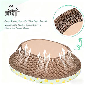 Papan Cakar Kucing, Tempat Bermain dan Bersantai untuk Kucing, Mainan Kucing yang Bagus untuk Bermain, Melatih Otot, dan Menggaruk, Papan Cakar yang Tahan Lama - Product Image 4