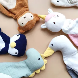 Selimut bayi keluaran baru selimut keamanan laris mainan hewan organik selimut Cum keamanan bayi selimut