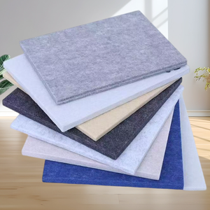 Panneaux acoustiques en polyester écologiques grand format avec une réduction du bruit <span class=keywords><strong>de</strong></span> 90 %, ignifuges, pour studios et cinémas, certifiés CE - Product Image 5