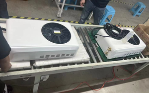 ระบบปรับอากาศแยกส่วนสำหรับรถบรรทุก 12V ระบบปรับอากาศติดหลังคา 24V สำหรับรถยนต์ รถบัส เรือ รถยนต์จอดอยู่กับที่ เครื่องทำความเย็นสำหรับจอดรถ - Product Image 5