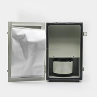 Extracteur de poussière à faible bruit pour laboratoire dentaire 550W, 120m³/h, unité d'aspiration à double tube, aspirateur de poussière dentaire
