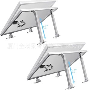Système de montage solaire en aluminium, angle réglable 30-60 degrés, traitement de surface anodisé pour installation sur toiture - Product Image 2