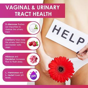 Probiotiques Digestifs Féminins de Haute Qualité 120 Milliards D-Mannose Extrait de Canneberge Biologique Améliore la Santé Intestinale Réduit les Odeurs - Product Image 3