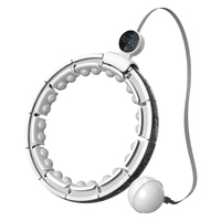 Hula Hoop Intelligent Ingia en Plastique Détachable pour Amincissement, avec Compteur LCD Numérique, Piles Rechargeables, Pondéré, Écologique, Unisexe