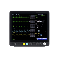 Moniteur de signes vitaux multiparamètres vétérinaire portable VE15 de haute qualité à prix abordable avec écran LCD TFT de 15 pouces