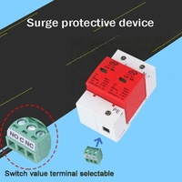 Parafoudre industriel T2 SPD 80KA 385V 2P avec logo personnalisé, dispositif de protection contre les surtensions 40KA, protection contre la foudre pour système solaire