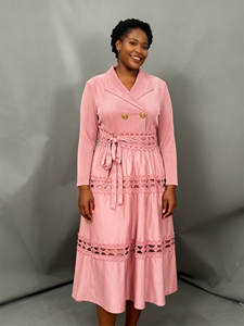 Nuovo stile Miyake di alta qualità modesto moda solido manica lunga abito Midi <span class=keywords><strong>con</strong></span> pieghe eleganti taglie forti abiti <span class=keywords><strong>a</strong></span> pieghe <span class=keywords><strong>con</strong></span> scollo <span class=keywords><strong>a</strong></span> V - Product Image 2