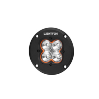 LIGHTFOX Feux de travail LED ronds de 3 pouces à faisceau combiné 90w, feux auxiliaires tout-terrain, feux de travail LED, feux de route LED 4x4