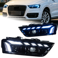Feux de voiture pour Audi Q3 2013-2015, phares LED à signal dynamique, feux de jour DRL, projecteur de phare avant, accessoires automobiles
