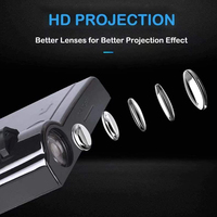 Projecteur LED universel de vente chaude pour les portes de voiture sans fil Bienvenue Logo Shadow Ghost Lighting Aucune perceuse requise