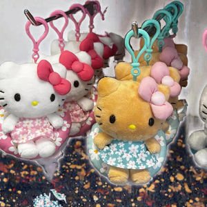 Peluche de Hello Kitty con diseño de Hawái Swing y piel oscura, para mochila y bolso - Product Image 2