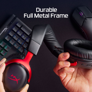 Per <span class=keywords><strong>HyperX</strong></span> Cloud III Wireless BLK GAM HEADSET-10Hz-21kHz-Over orecchio-Stereo-USB 2.0-per il <span class=keywords><strong>Gaming</strong></span> - Product Image 4