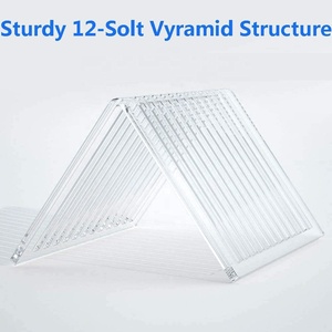 Premium Clair Acrylique LP Disque Vinyle <span class=keywords><strong>Dvd</strong></span> Cd Présentoir Stand Supports De Stockage Vinyle Record Rack pour La Décoration De La Maison - Product Image 2