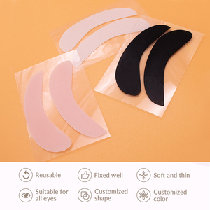Parches Oculares Profesionales OEM Personalizados en Rosa, Negro y Blanco con Logotipo, Almohadillas Reutilizables de Silicona para Ojos - Product Image 4