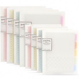 Colorful PVC PP Waterproof A6 A5 A4 Spiral Binding School <b>Planners</b> Journal <b>Notebook</b> for Loose Leaf Sheets - Product Image 2