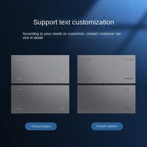 Smart Automation System Smart Home Hotel Wall <b>Switch</b> <b>Touch</b> Panel 10A PC 2 <b>Switches</b> Grey IP27 Rated EWeLink Compatible - Product Image 4