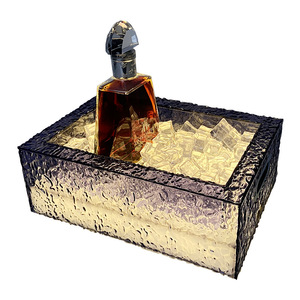 Porta Botellas de Vino Rectangular con Luces LED, Decoración Moderna para Bar, Uso en Fiestas - Product Image 5