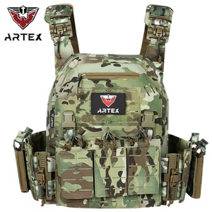 Gilet tactique en polyester 1000D avec système de fixation rapide, sécurité Molle, Chaleco Tactico, bandolier, gilet tactique découpé au laser - Product Image 2