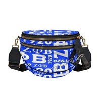 Yeni Özel ZPB Zeta Phi Beta Göğüs Çantası Sorority Moda Tasarımı Yunan Harfli Unisex Kabuk Çanta Açık Hava Seyahat Çapraz Askılı Çanta