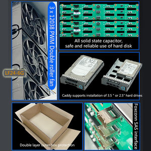 Chasis de Servidor ZhenLoong Serie LF24, 4U, 24 Bahías, Montaje en Rack, Intercambio en Caliente, HDD SAS/SATA/U.2 NVMe, Chasis de Almacenamiento en Rack de 19 Pulgadas con Placa Trasera - Product Image 2