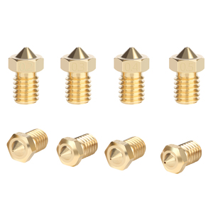 3DSWAY Clone CHT Extrudeuse de cuivre <span class=keywords><strong>E3DV6</strong></span> Laiton Cuivre Tête d'impression à haut débit M6 Fileté 1.75mm Filament Buse pour pièces d'imprimante 3D - Product Image 2