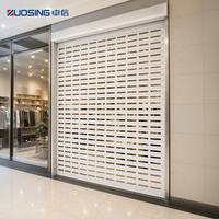 Plaques de porte légères en aluminium perforé de 77 mm avec isolation thermique pour économie d'énergie, idéales pour les vitrines