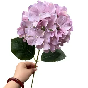 Ivory Bulk white hot pink Hydrangeas Silk Flower Hydrangea For Wedding Table Centerpiece artificial flower