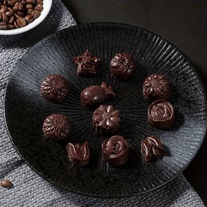 Moules à bonbons en forme de fleurs, <span class=keywords><strong>moule</strong></span> en silicone pour <span class=keywords><strong>chocolat</strong></span>, qualité alimentaire, antiadhésif, pour la cuisson, les glaçons, le <span class=keywords><strong>beurre</strong></span>, la gelée - Product Image 6